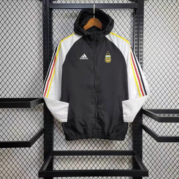 Windbreaker Argentina 24/25 - Preto e Branco