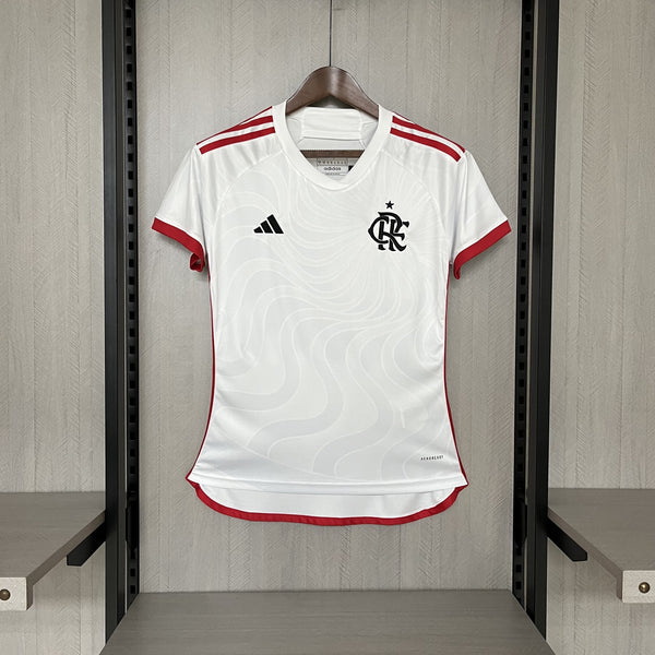 Jersey Feminina Flamengo Away II 24/25 - Branco
