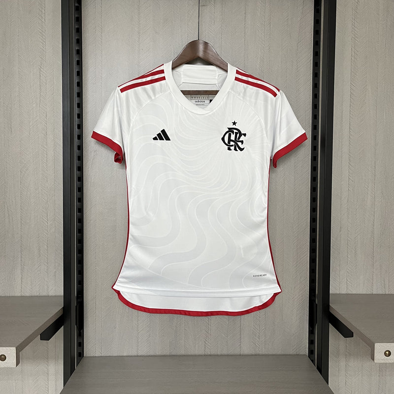 Jersey Feminina Flamengo Away II 24/25 - Branco
