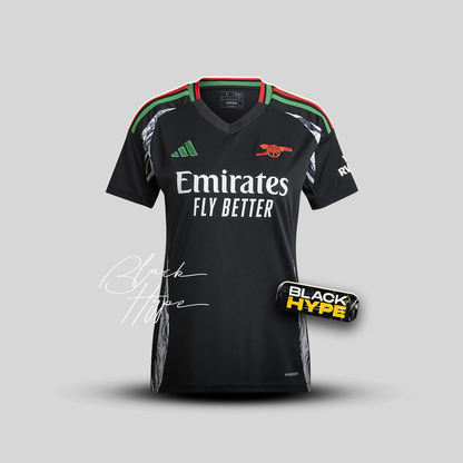 Camiseta Feminina Arsenal 24/25 Segunda Equipación
