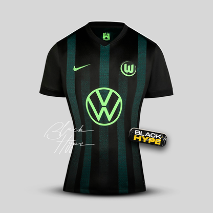 Camiseta Feminina Wolfsburg 24/25 Segunda Equipación