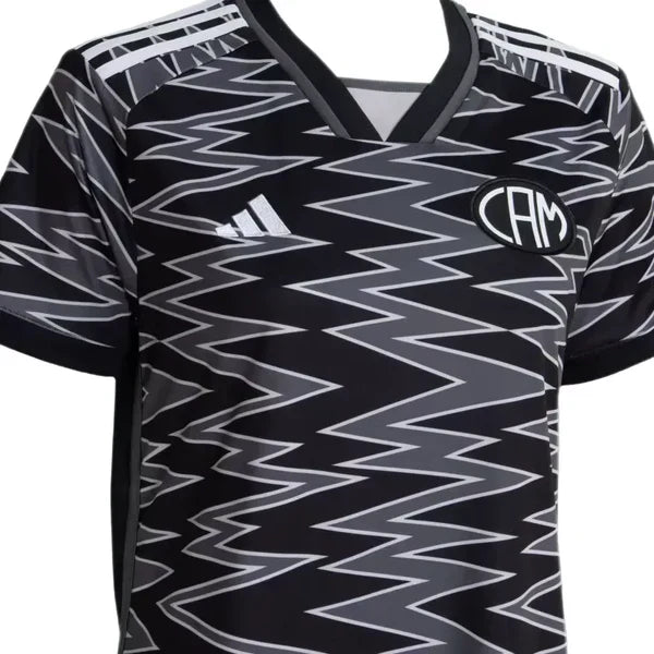 Camiseta Atlético Mineiro Feminina Tercera Equipación 24/25 - Preta