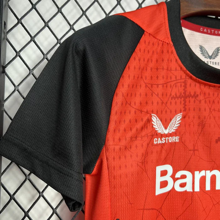 Camiseta Feminina Bayer Leverkusen 24/25 Home