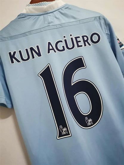 Camiseta Aguero Manchester City 11-12 Legend