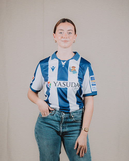 Camiseta Real Sociedad Feminino 24/25 Home