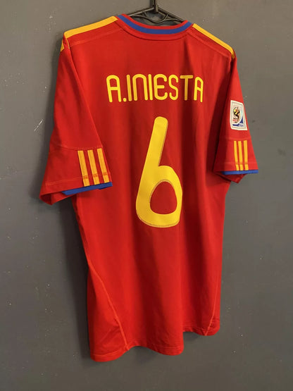 Camiseta Iniesta España 2010 Legend