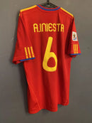 Jersey Iniesta Espanha 2010 Legend