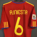 Jersey Iniesta Espanha 2010 Legend