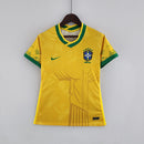 Camiseta Feminina Seleção Brasil Nike - Amarela - Conceito Amarela Rio