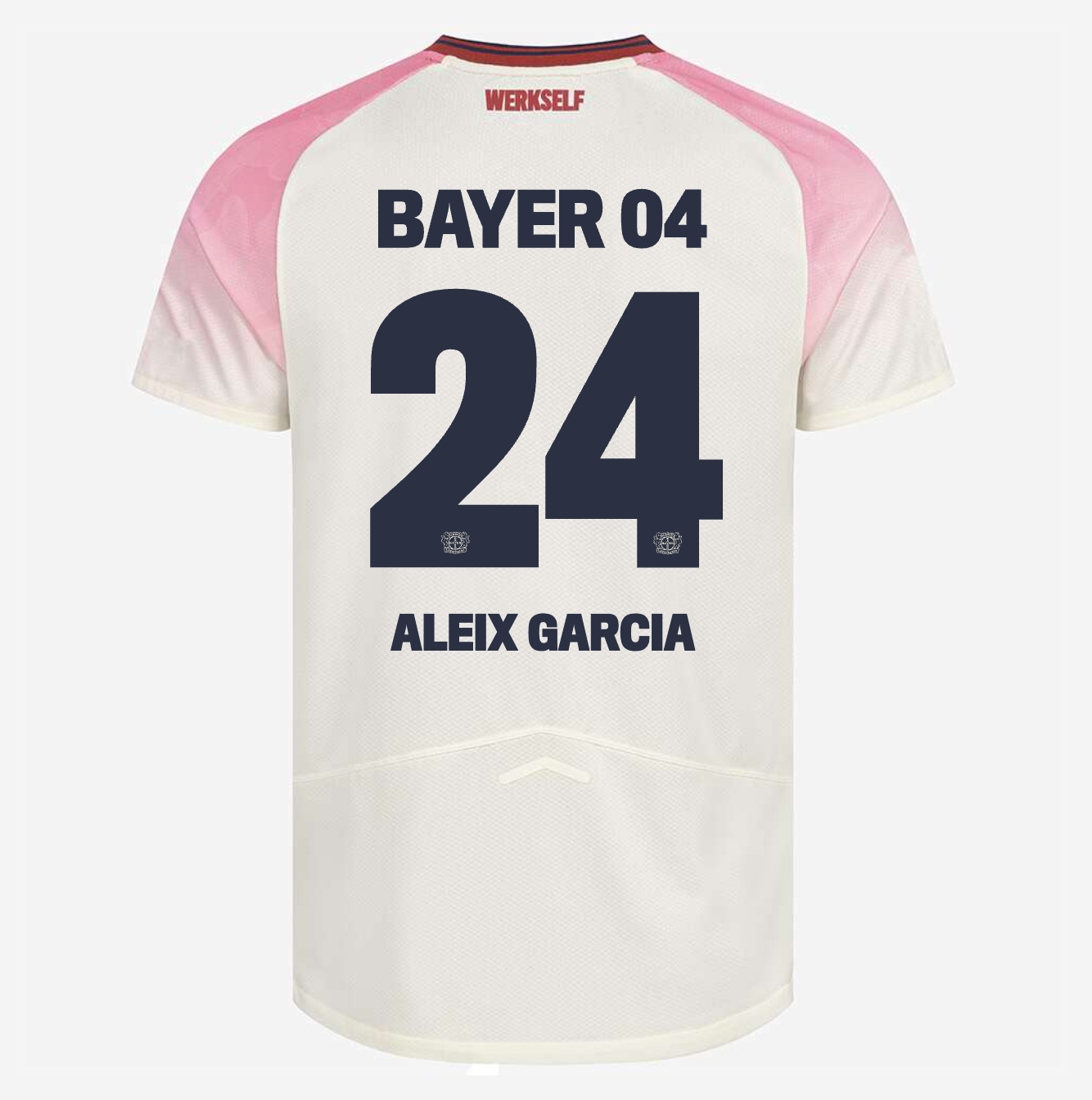 Camiseta Bayer Leverkusen 25/26 Segunda Equipación #24 ALEIX GARCIA