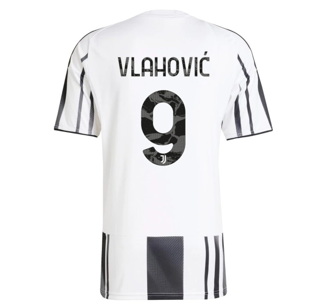 Camiseta Juventus 25/26 Primera Equipación #9 Vlahović