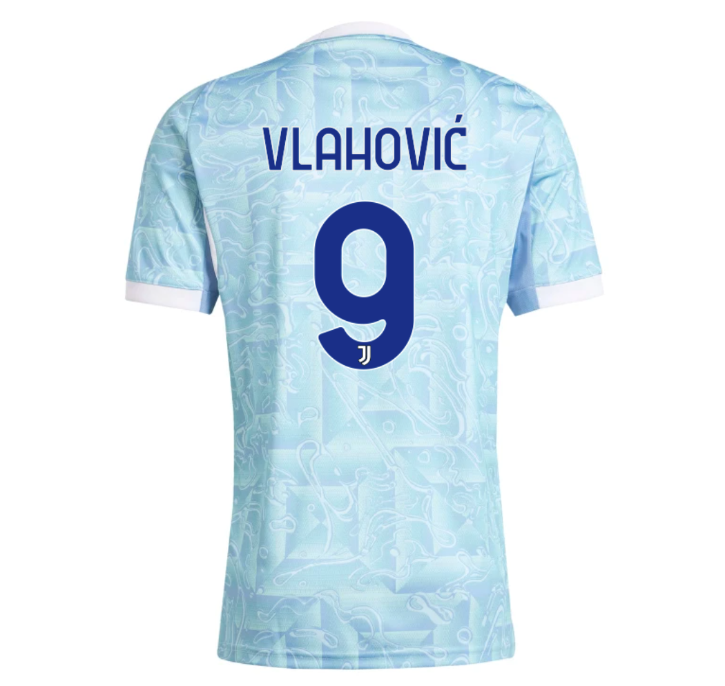 Camiseta Juventus 25/26 Segunda Equipación #9 Vlahović