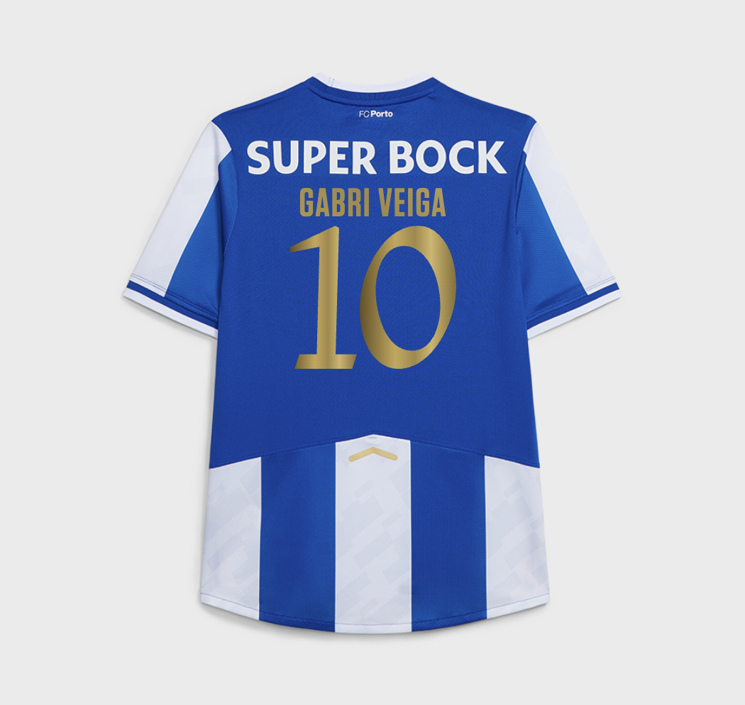 Camiseta Porto 25/26 Primera Equipación #10 GABRI VEIGA