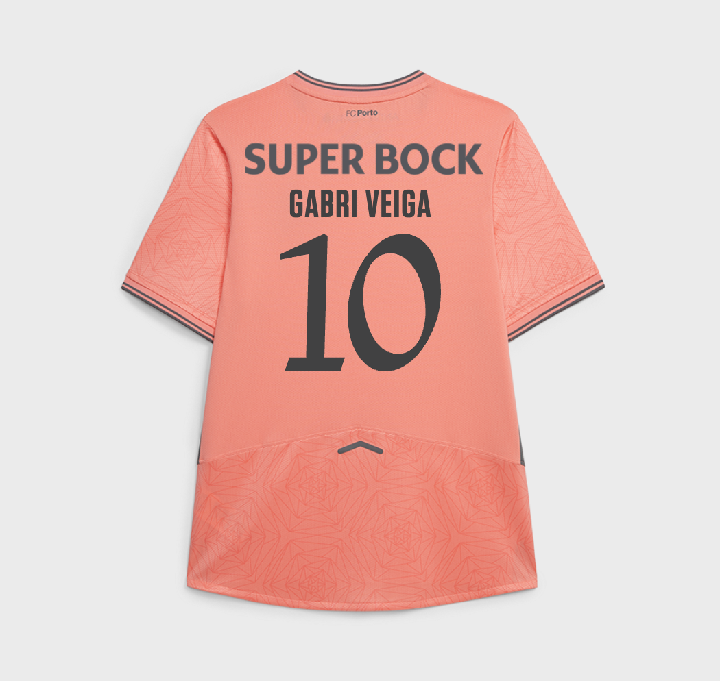 Camiseta Porto 25/26 Segunda Equipación #10 GABRI VEIGA