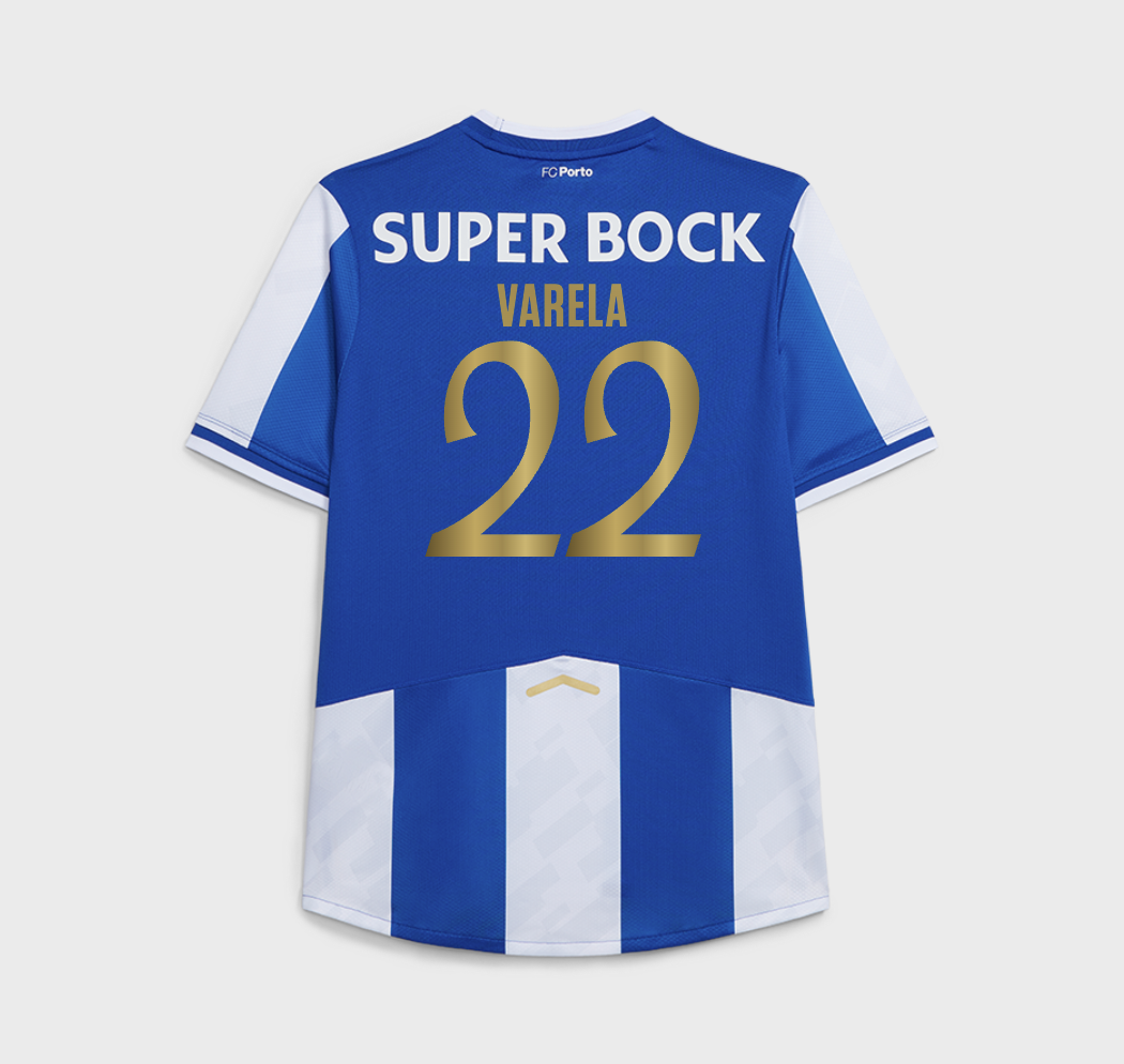 Camiseta Porto 25/26 Primera Equipación #22 Varela
