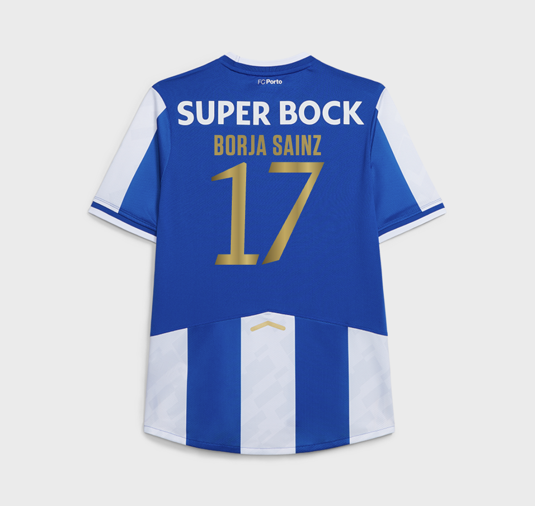 Camiseta Porto 25/26 Primera Equipación #17 Borja Sainz