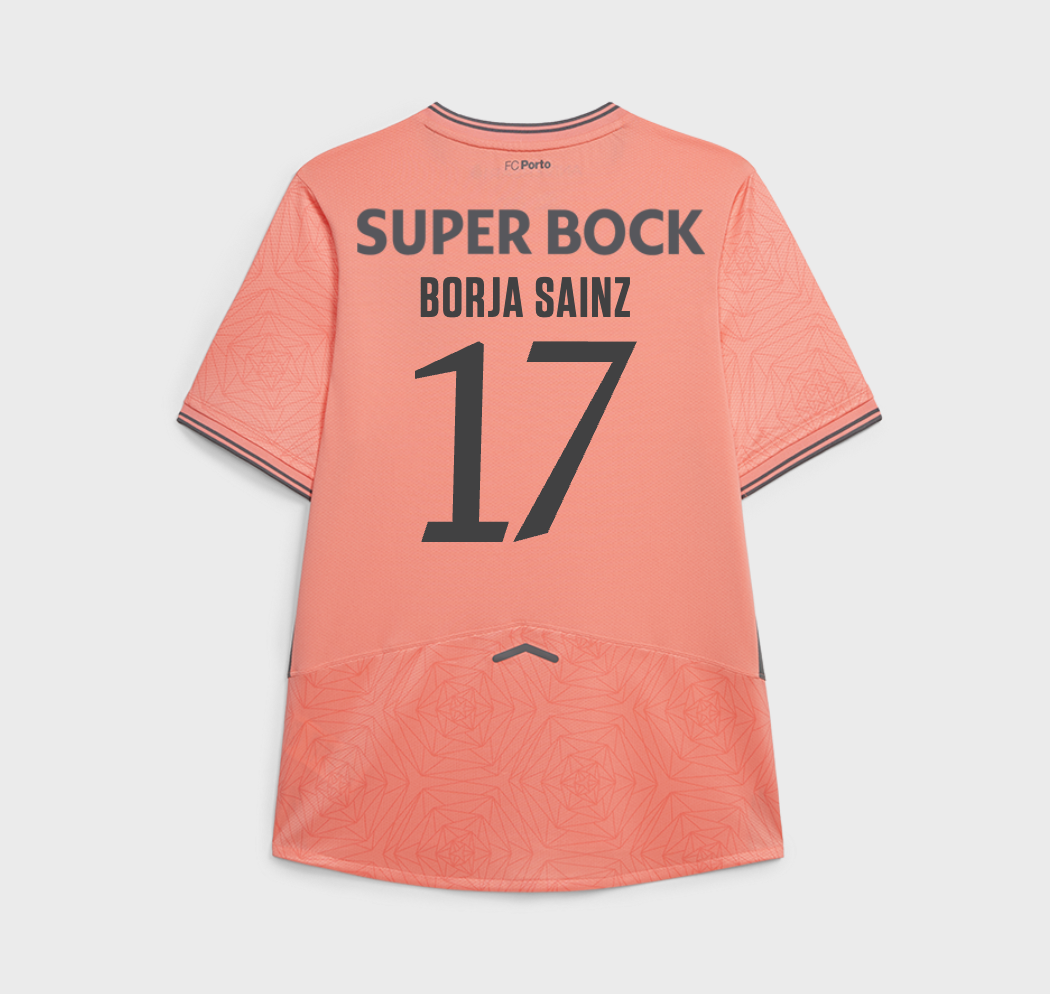 Camiseta Porto 25/26 Segunda Equipación #17 Borja Sainz