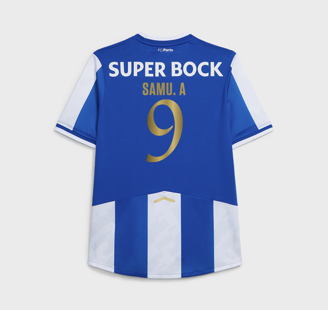 Camiseta Porto 25/26 Primera Equipación #9 Samu. A