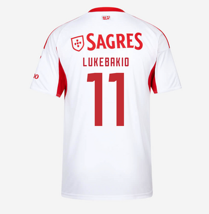 Camiseta Benfica 25/26 Segunda Equipación #11 Lukebakio