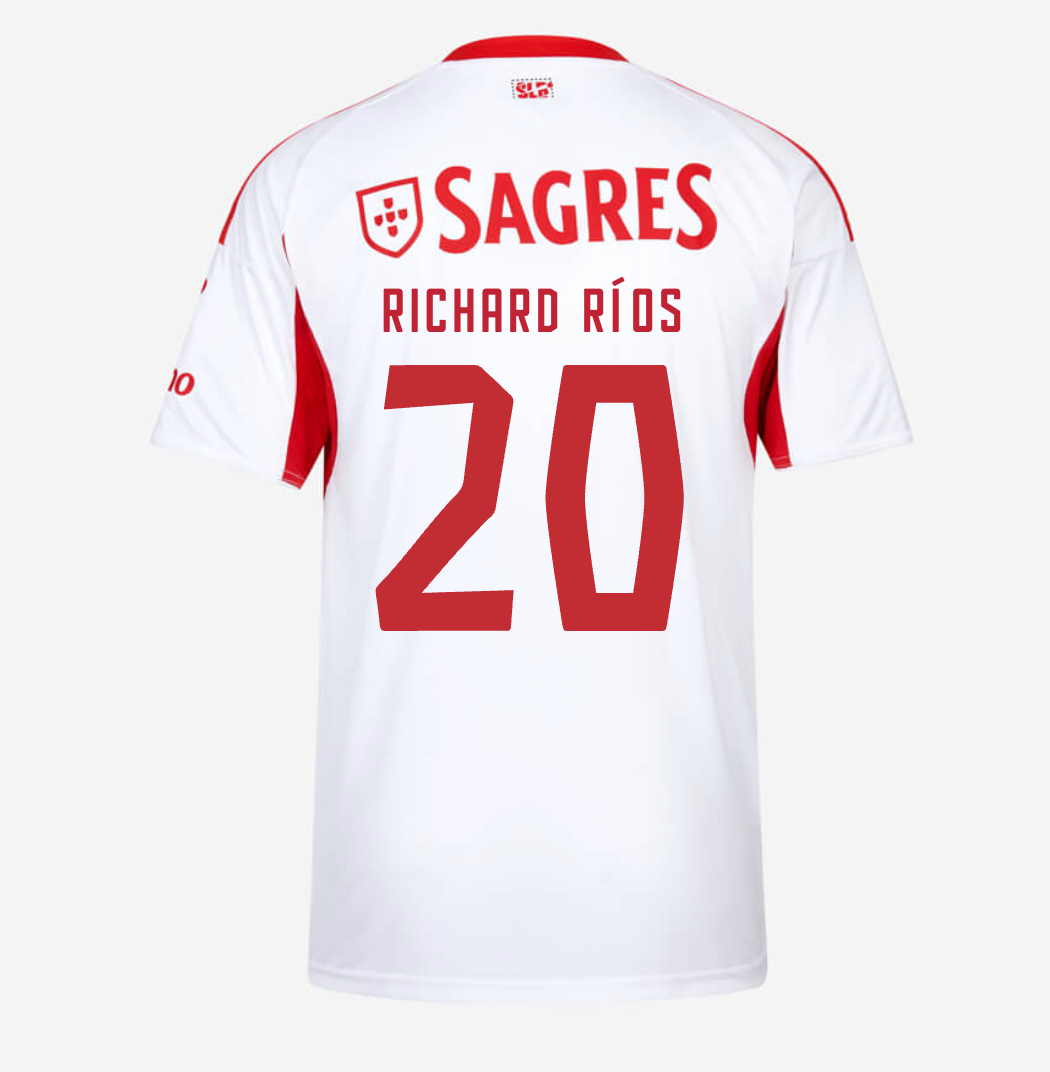 Camiseta Benfica 25/26 Segunda Equipación #20 Richard Ríos