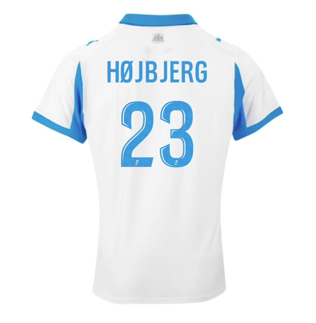 Camiseta Marseille 25/26 Primera Equipación #23 Højbjerg