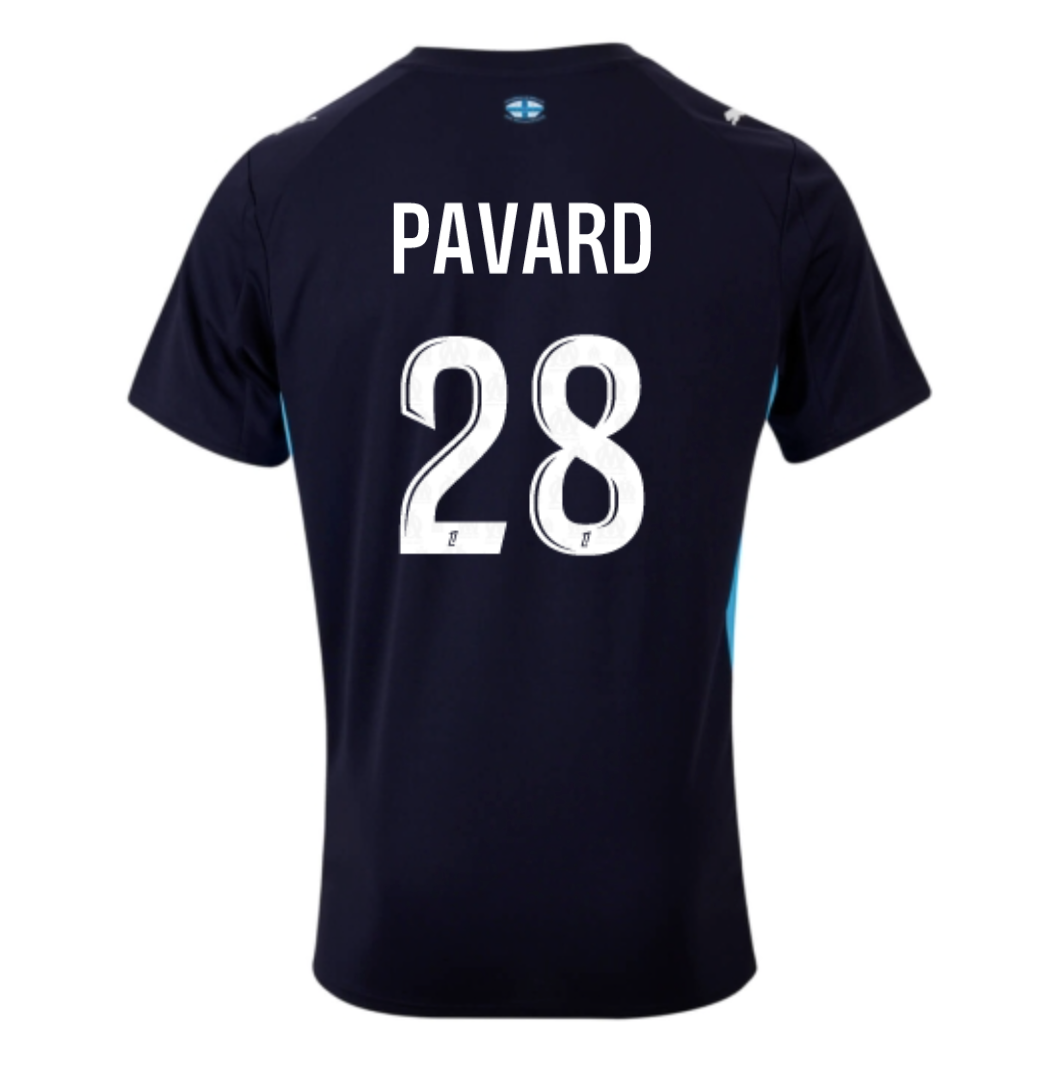 Camiseta Marseille 25/26 Segunda Equipación #28 Pavard