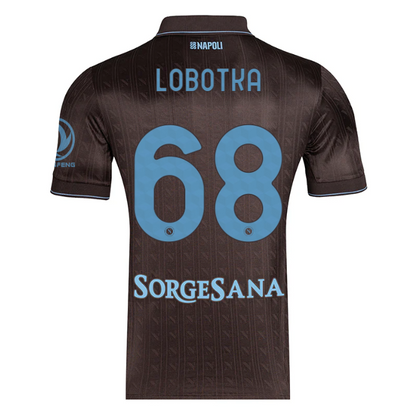 Camiseta Napoli 25/26 Tercera Equipación #68 LOBOTKA