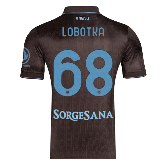 Camiseta Napoli 25/26 Tercera Equipación #68 LOBOTKA
