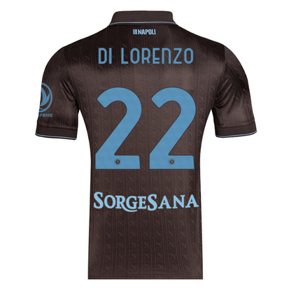 Camiseta Napoli 25/26 Tercera Equipación #22 DI LORENZO