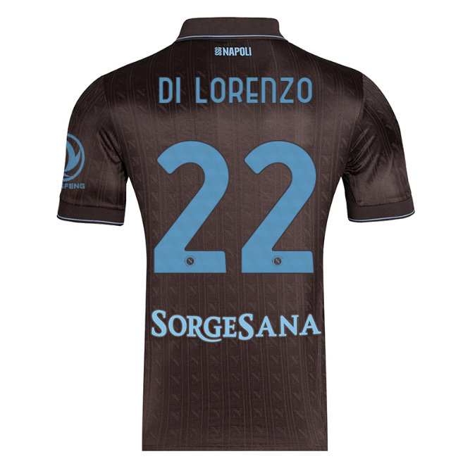 Camiseta Napoli 25/26 Tercera Equipación #22 DI LORENZO