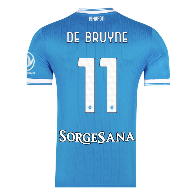 Camiseta Napoli 25/26 Primera Equipación #11 DE BRUYNE