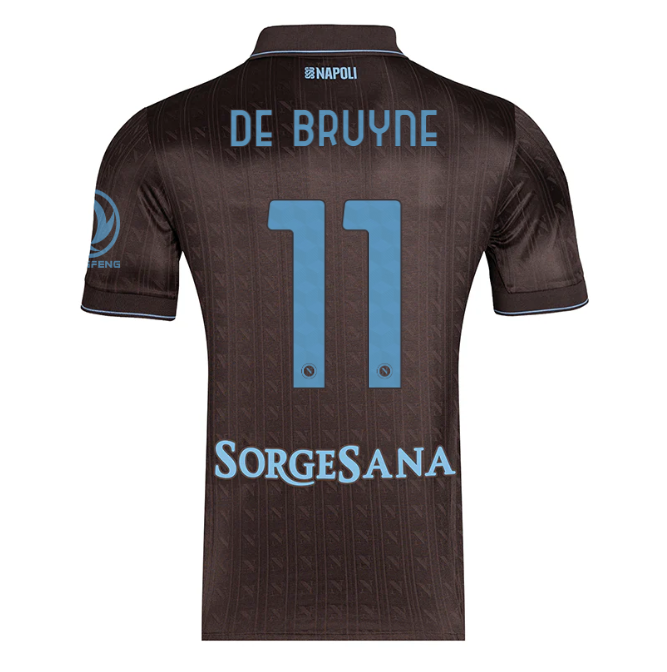 Camiseta Napoli 25/26 Tercera Equipación #11 DE BRUYNE