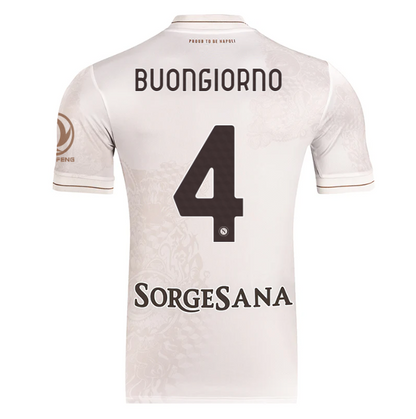 Camiseta Napoli 25/26 Segunda Equipación #4 Buongiorno