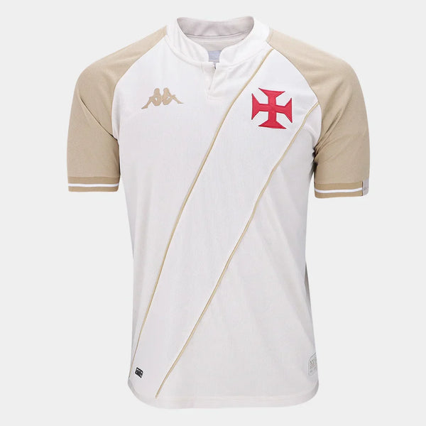 Camiseta Vasco III 24/25 s/n° Kombat Jogador Kappa Masculina - Bege
