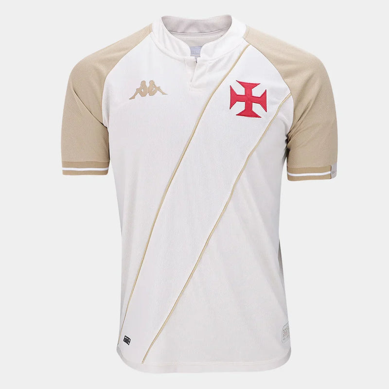 Camiseta Vasco III 24/25 s/n° Kombat Jogador Kappa Masculina - Bege