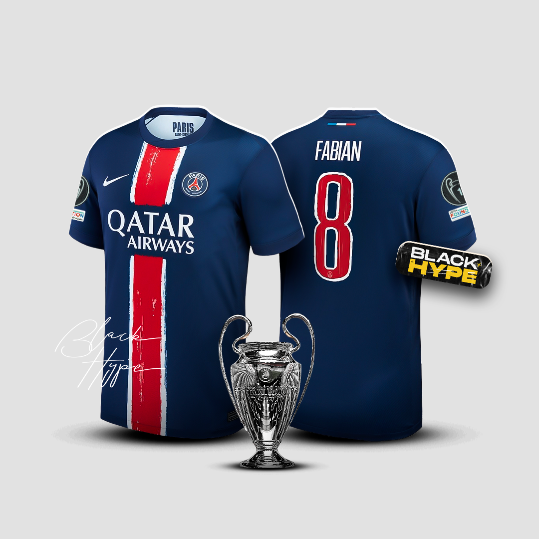 Camiseta Fabian Ruiz PSG 24/25 Primera Equipación - Champions League