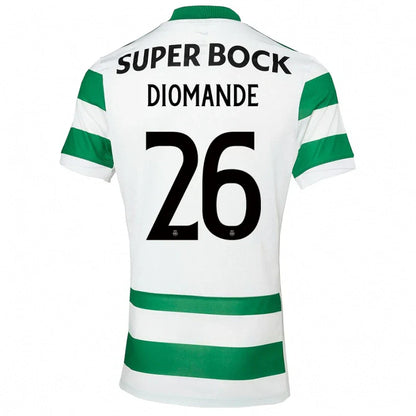 Camiseta Sporting 25/26 Primera Equipación #26 Diomande