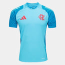 Camiseta Flamengo Treino 25/26 Azul e Vermelho