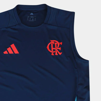 Camiseta Flamengo Regata Treino 25/26 Azul Marinho