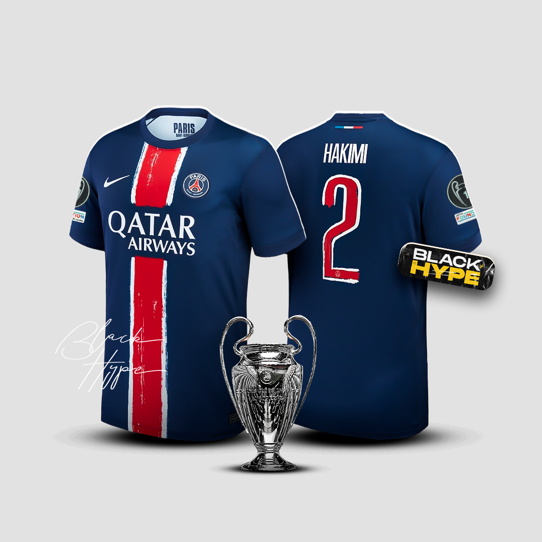 Camiseta Hakimi PSG 24/25 Primera Equipación - Champions League