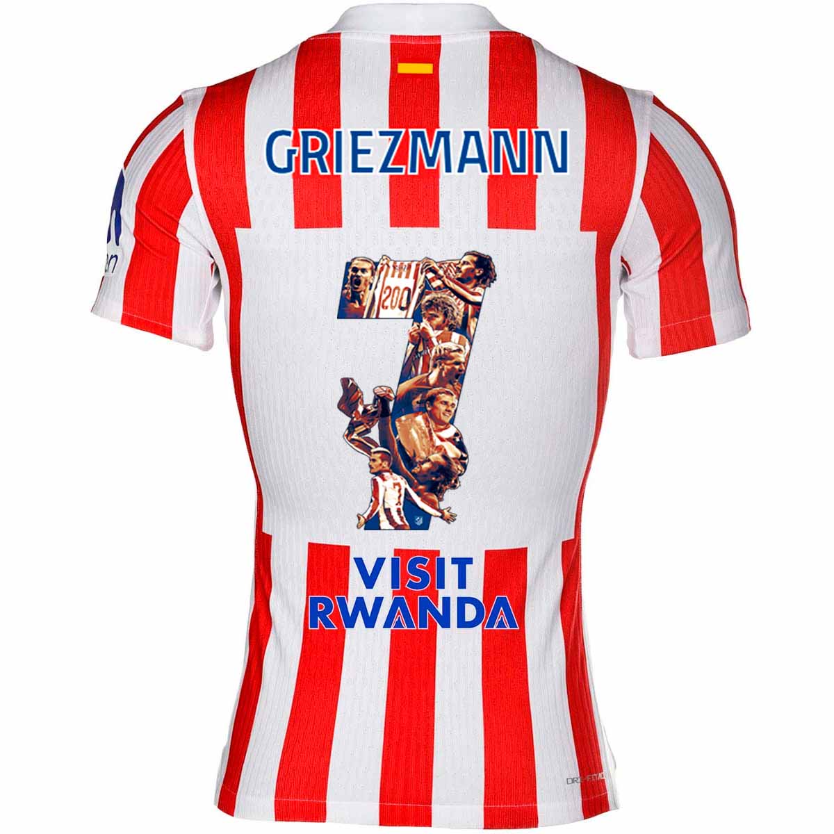 Camiseta Atletico de Madrid 25/26 Primera Equipación 200 Goals #7 GRIEZMANN