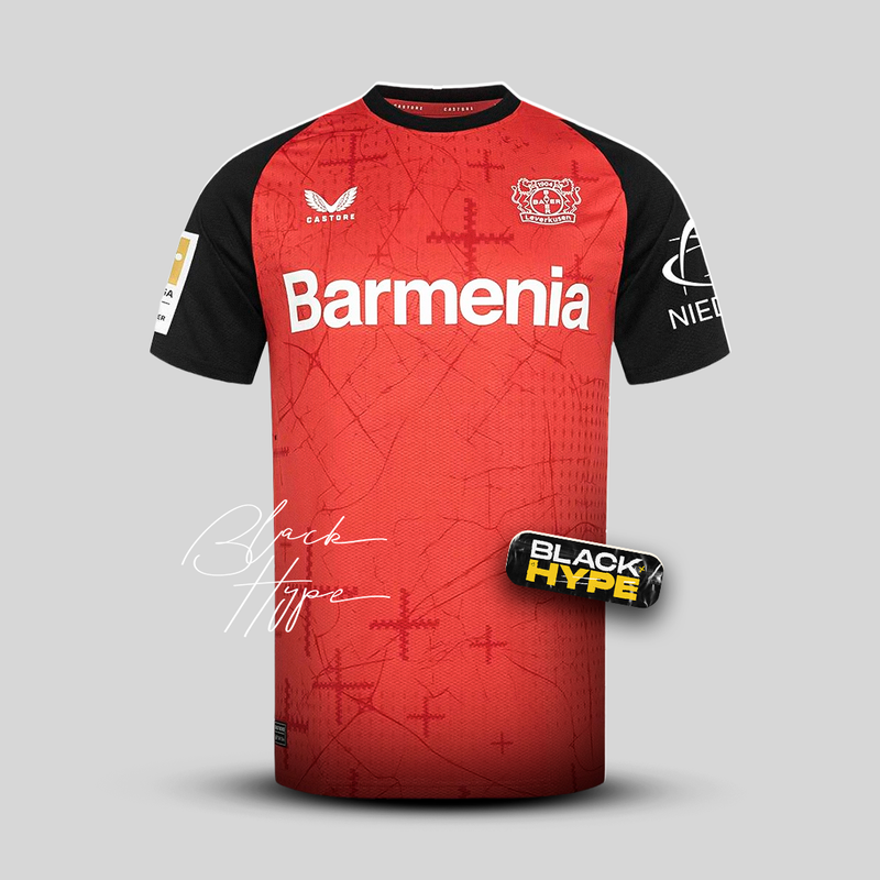 Jersey Bayer Leverkusen 24/25 - Vermelha Home