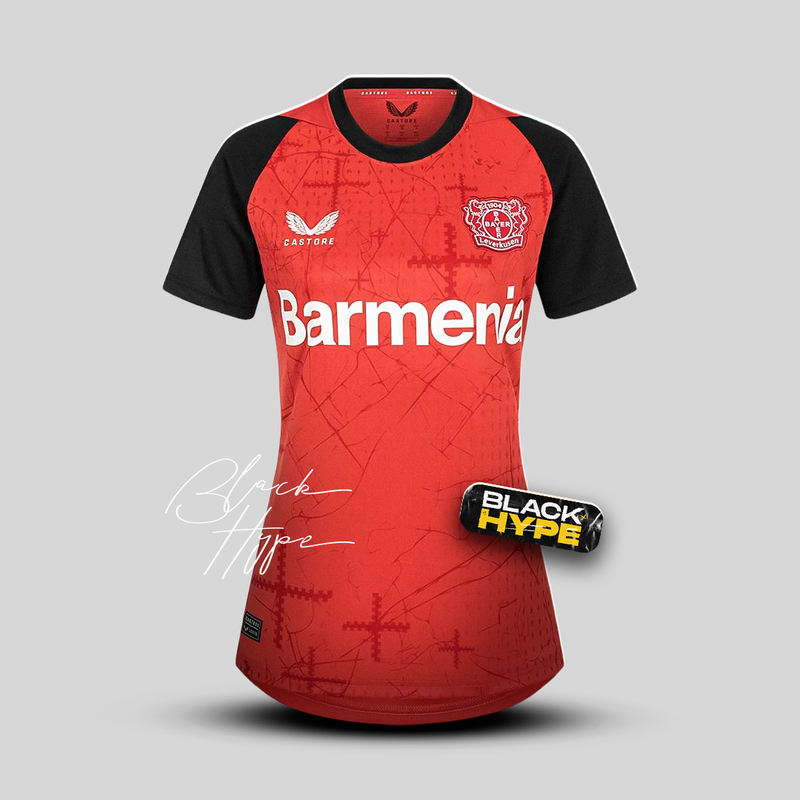 Camiseta Feminina Bayer Leverkusen 24/25 Home