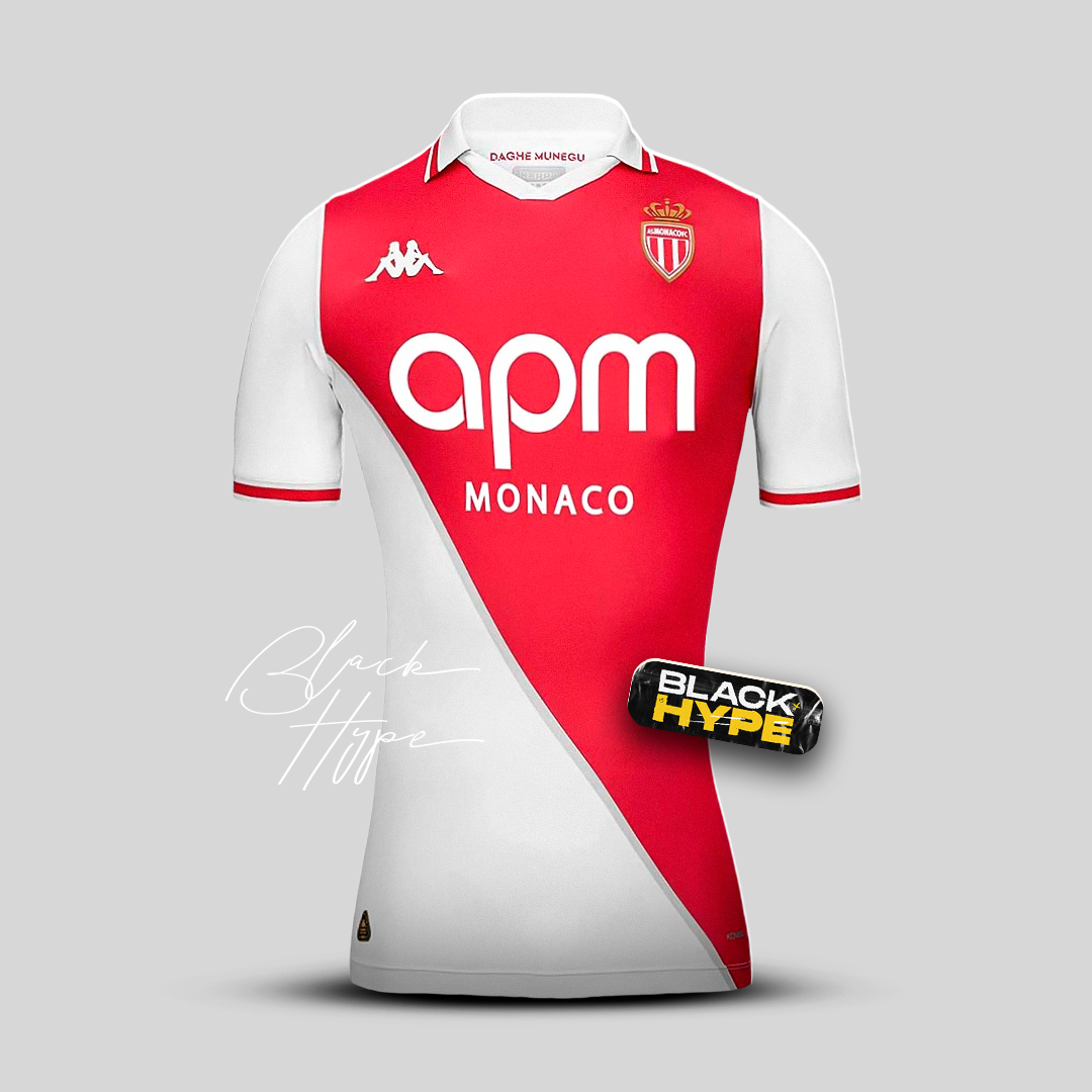 Camiseta Feminina Monaco 24/25 Primera Equipación