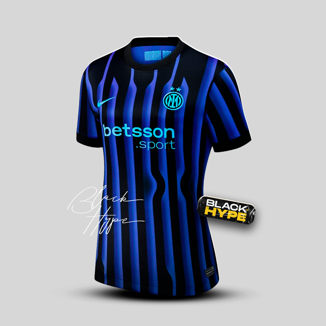 Camiseta Feminina Inter de Milão 25/26 Primera Equipación
