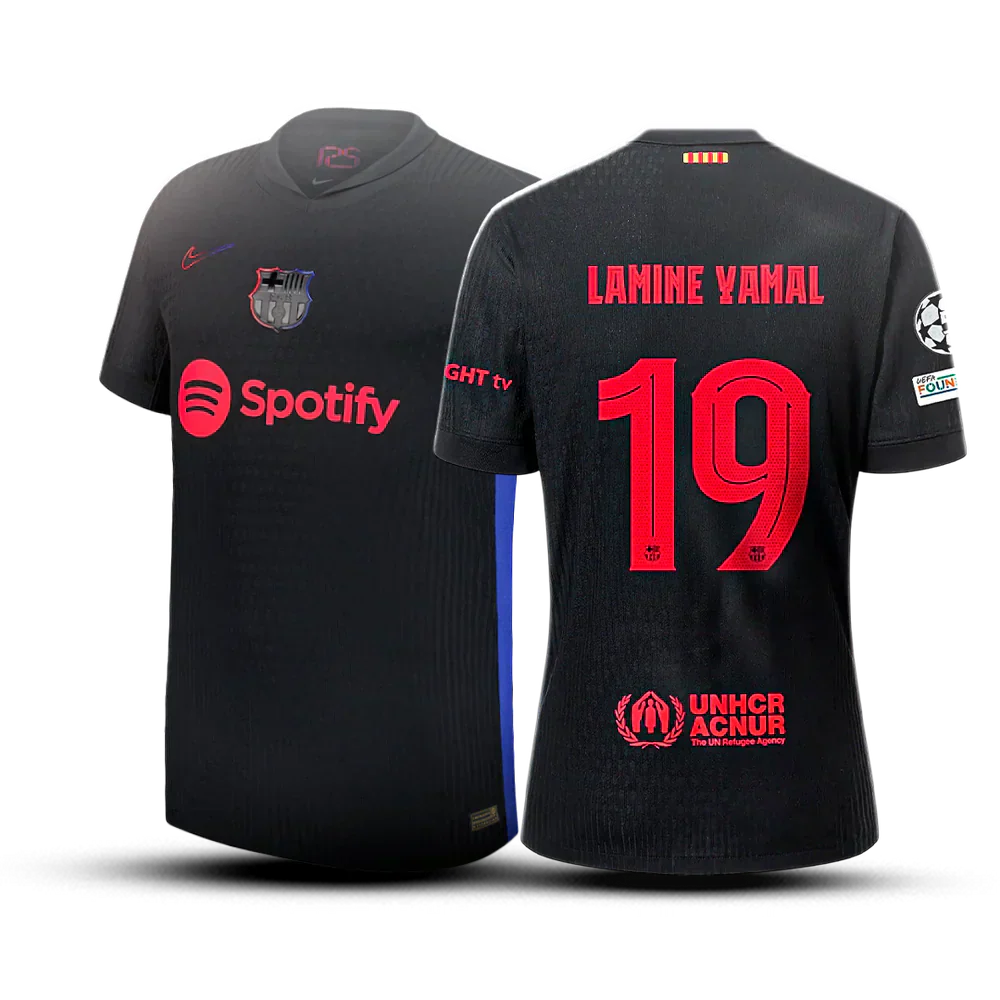 Lamine Yamal - Camiseta Barcelona 24/25 Segunda Equipación II