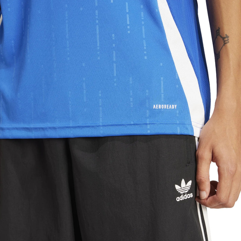 Camiseta Itália Home 24/25 s/n° Torcedor Adidas Masculino - Azul