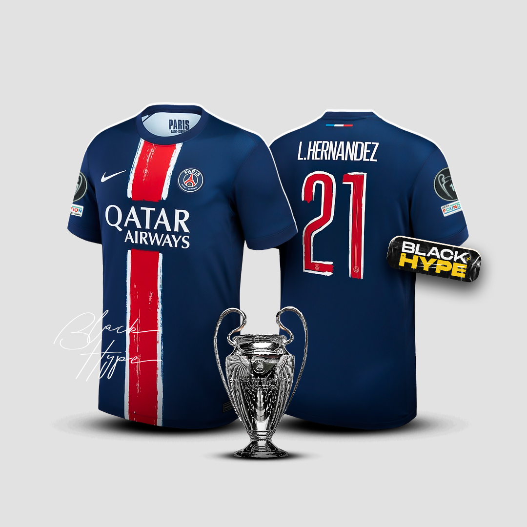 Camiseta Lucas Hernandez PSG 24/25 Primera Equipación - Champions League