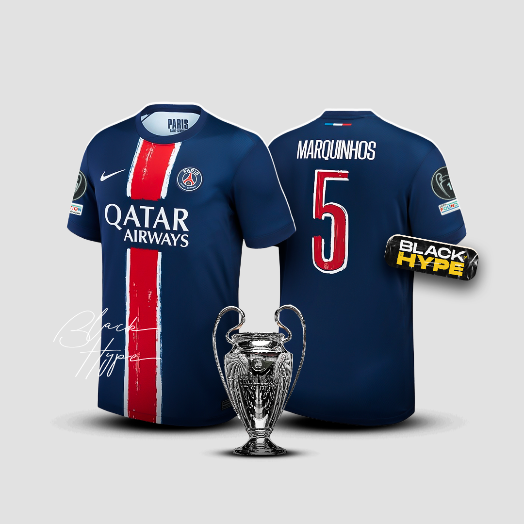 Camiseta Marquinhos PSG 24/25 Primera Equipación - Champions League