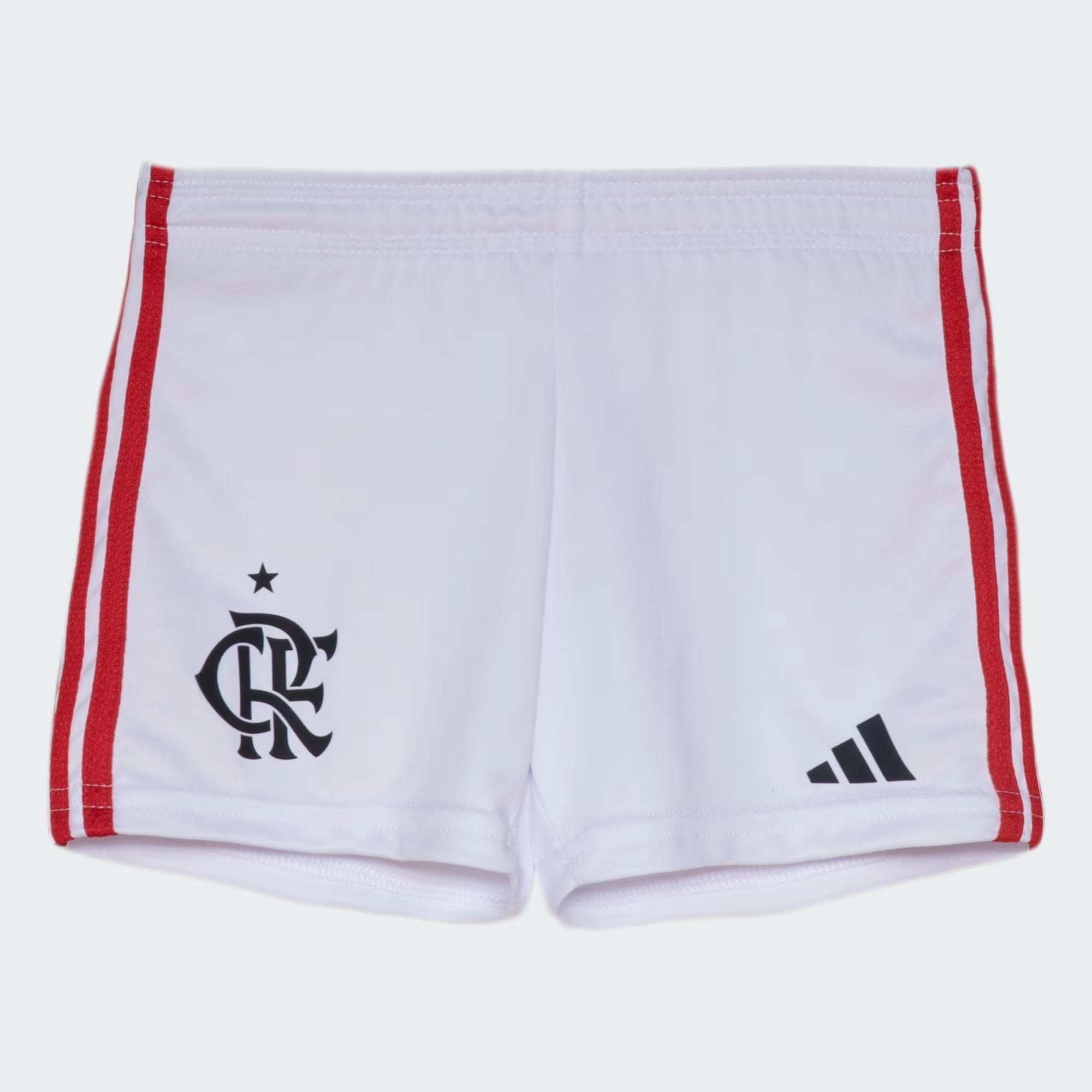 Conjunto Infantil Flamengo Primera Equipación 24/25 - Preto e Vermelho